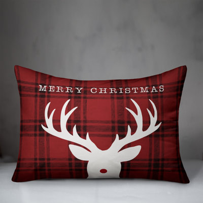Plaid Throw Pillow