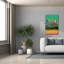 «Windflowers» par Cesare Bellassai, art mural sur toile-1967756231