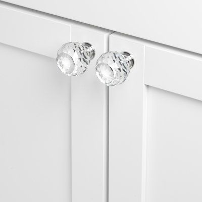 Poignée d'armoire classique en cristal GlideRite