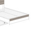 Lit plateforme en métal avec lit gigogne et prises de courant Carraway-1881136253-1881136255