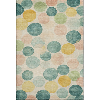 Premium Machine Washable Jakiyra AMF1898 Geometric Rug