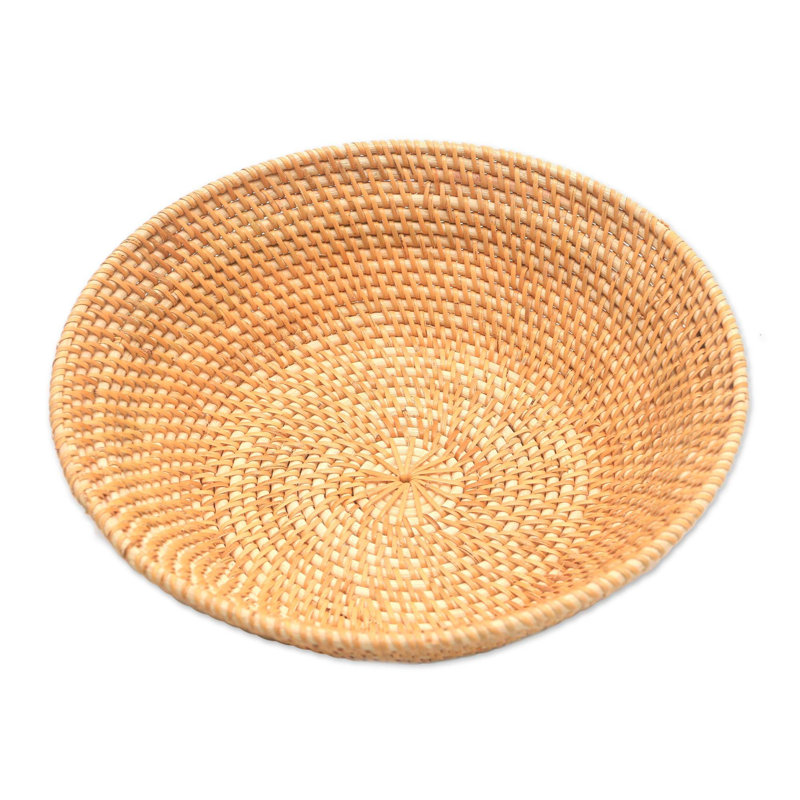 Panier en bois manufacturé trawangan vagues