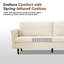 Cicero 204Cm Linen Flared Arm Sofa-981667563
