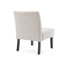 Chaise d'appoint de 2 personnes - siège en tissu beige avec design classique et fabrication stable en bois pour les chaises de patio