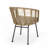 Outdoor Wicker Rattan Club Chair