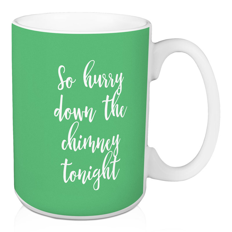 Alors dépêchez-vous de la cheminée, tasse à café Haider, Vert clair