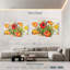 Harnek orange et tulipes rouges-108837766