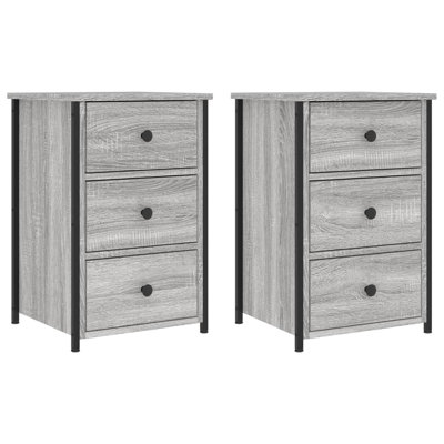 Caulkins 40cm W Iron Bedside Table