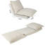 Chaise de plancher convertible polyvalente, multi-positions, support lombaire, mobilier portable, de la chaise à la mousse haute densité, matériau facile à nettoyer
