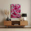 Aquarelle florale 39, art mural en métal mauve-309544135