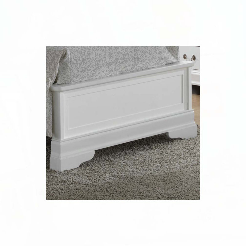 Lit en bois, Lit simple, Blanc