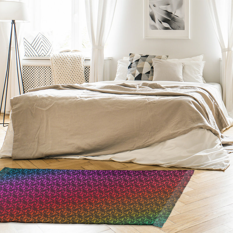 Tapis rose/jaune autre art déco Mcguigan, Oui