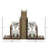 Aluminum Non-Skid Bookends