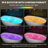 CASAINC 67" Whirlpool Massage Therapy Water Jets Acrylic Bathtub Chromotherapy LED Light With Faucet