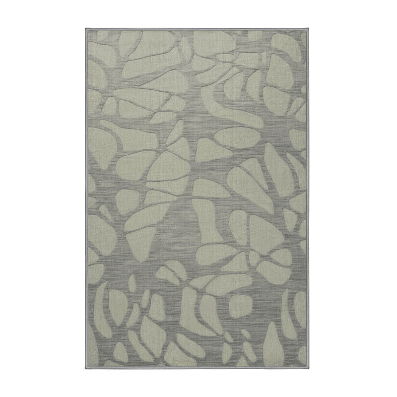 Tapis abstrait lavable à la machine
