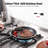U-Taste 600ºF Heat-Resistant Silicone Kitchen Tongs: 7+9+12 Inch Heat Resistant Cooking Tong Set-75903809