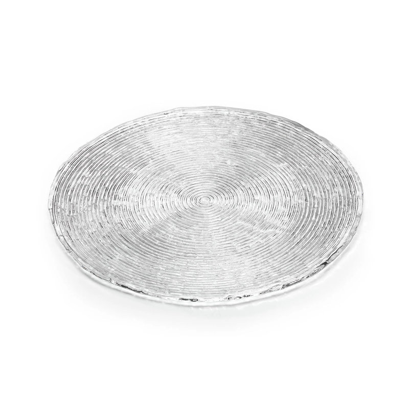 All In One Charger/Plate Cm.32 Clear Glass