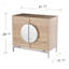 Bar moderne avec rangement pour le vin, quincaillerie en miroir et conception sans encombrement Northdom pour un divertissement à domicile élégant