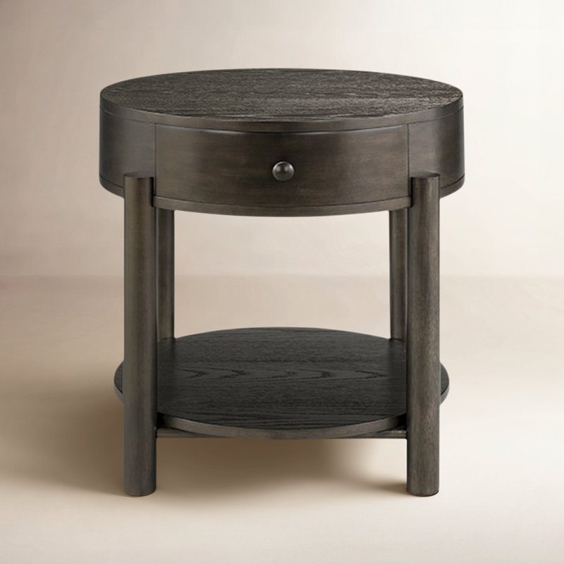 Ostia Round End Table