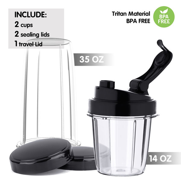 Magic Bullet/Ninja Blender 12oz Cup Replacement with handle and