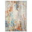 Tapis abstrait gris / beige / orange Elkhorn-1724715907