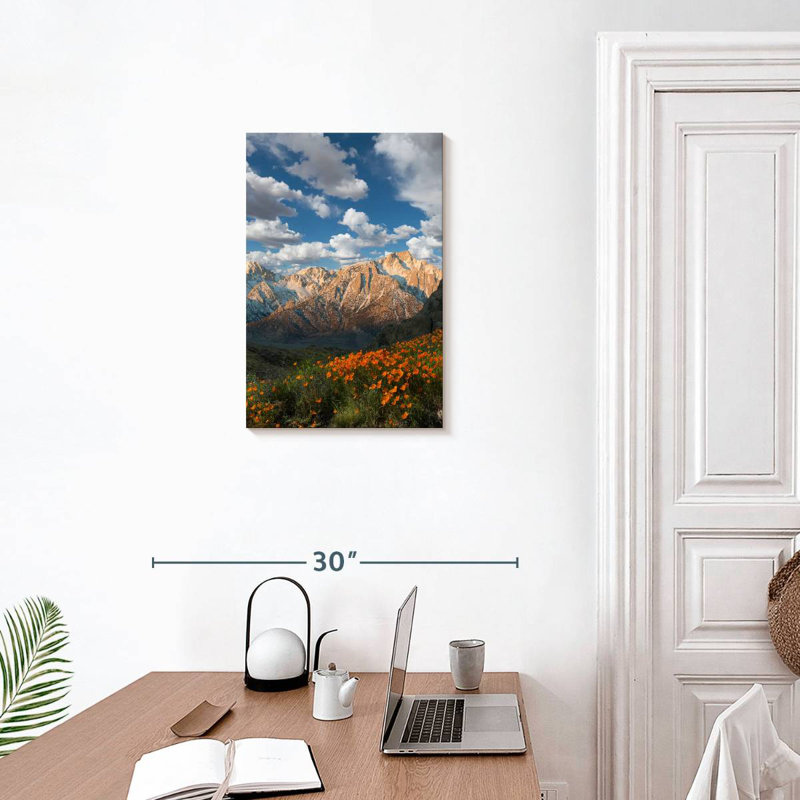 Alvord Mount Whitney Alpenglow, H 24 po x l 16 po