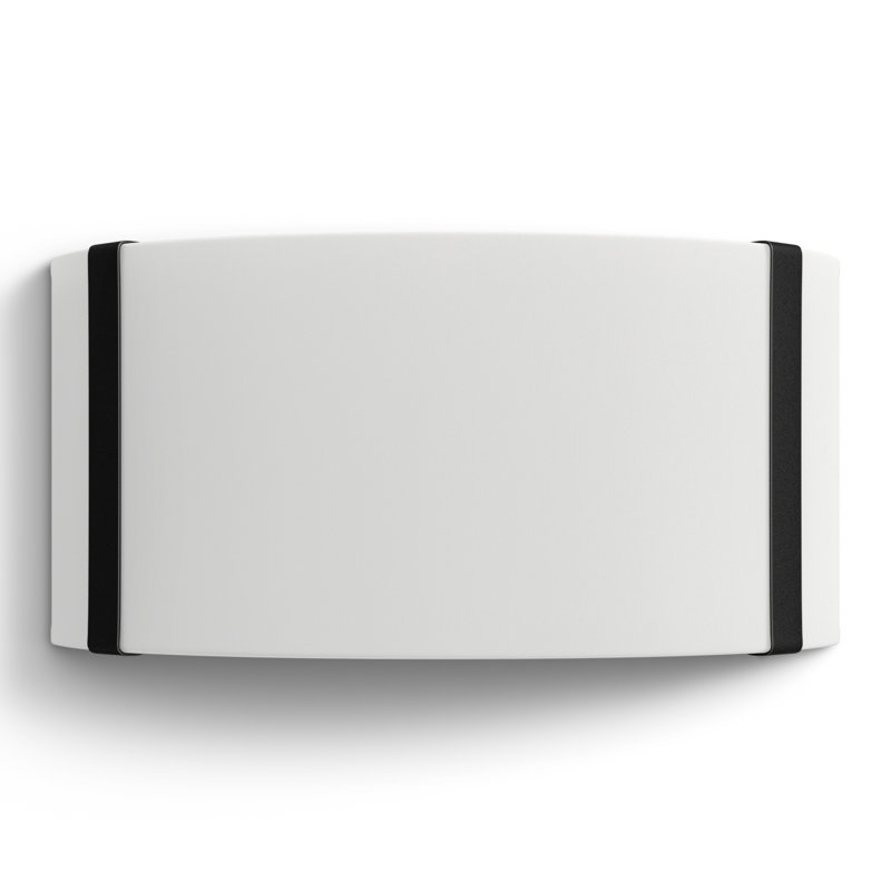 Altman Steel Flush Mounted Sconce, Black