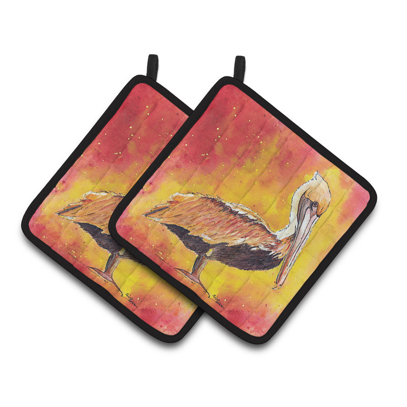Caroline's Treasures Pelican Polyester Potholder