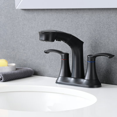 Robinet de salle de bain à centre