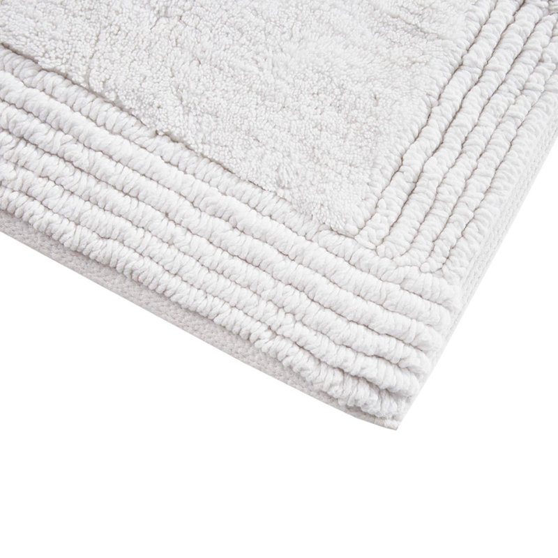 Tapis de bain réversible 100% coton touffeté 3000 g / m², Simple - L 32 po x l 24 po