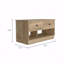 Banc de rangement, deux tablettes ouvertes, deux tiroirs-1796325008