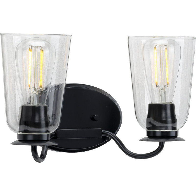Rourke 2 - Light Dimmable Vanity Light, Black