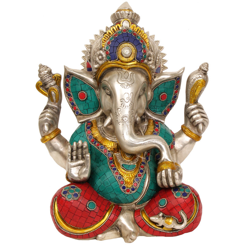 Le dieu bienveillant Ganesha accordant l'abhaya
