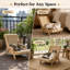 Fauteuil-griffoir en sisal avec structure en bois naturel, griffoir incurvé et design de type canapé pour chats d'intérieur-1171990285