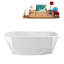 1699.3mm x 779.8mm Soaking Acrylic Bathtub-1570988784