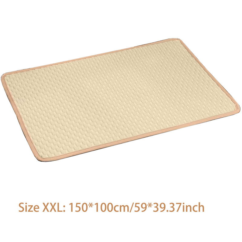 Tapis de refroidissement pour chien Summer Cool, H 39,4 po x l 59,1 po x P 0,93 po, Jaune
