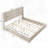 soilde Wood  Platform Bed Frame Floor-standing bed, Easy Assembly-1703093861-1703093848