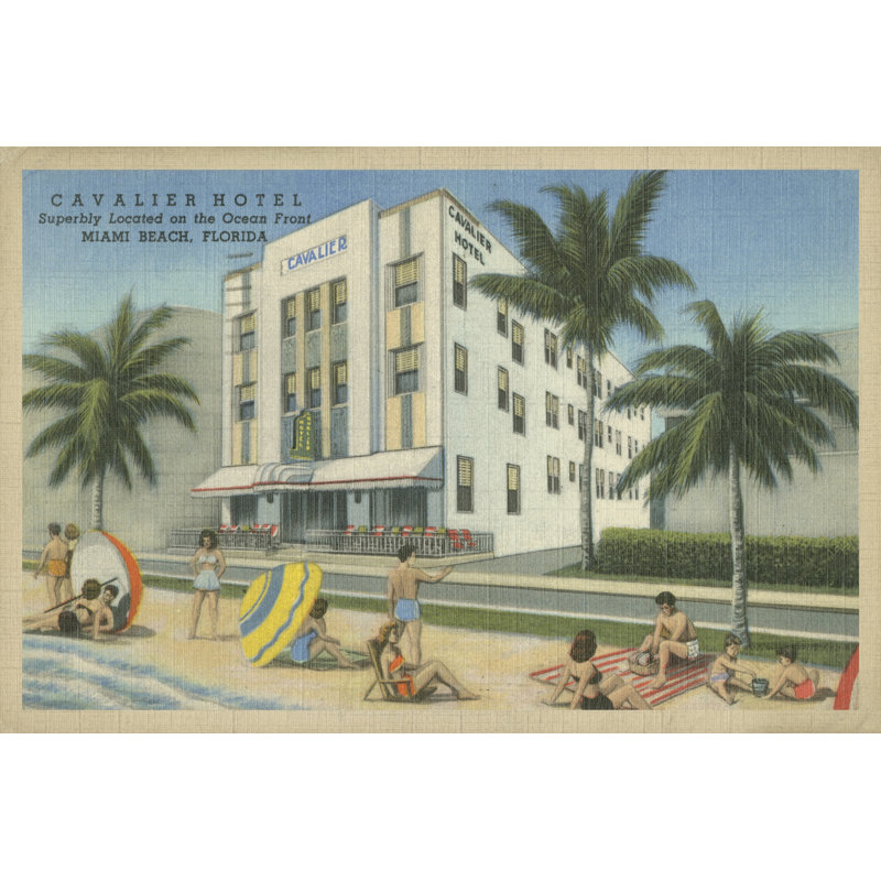 Miami Beach II - Wrapped Canvas Print, 30cm H x 46cm W x 3.8cm D