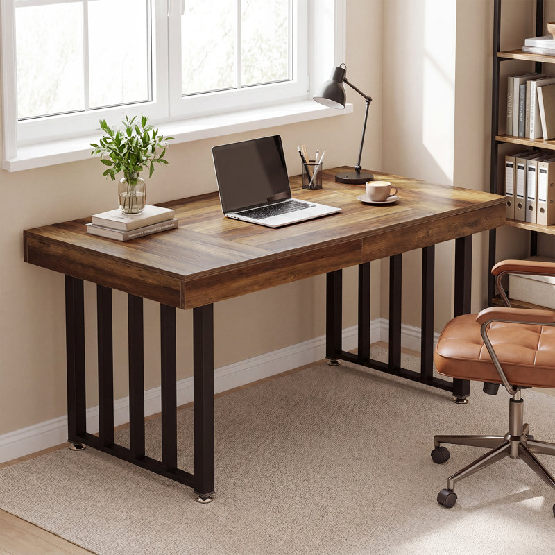 Metal Base Computer Desk