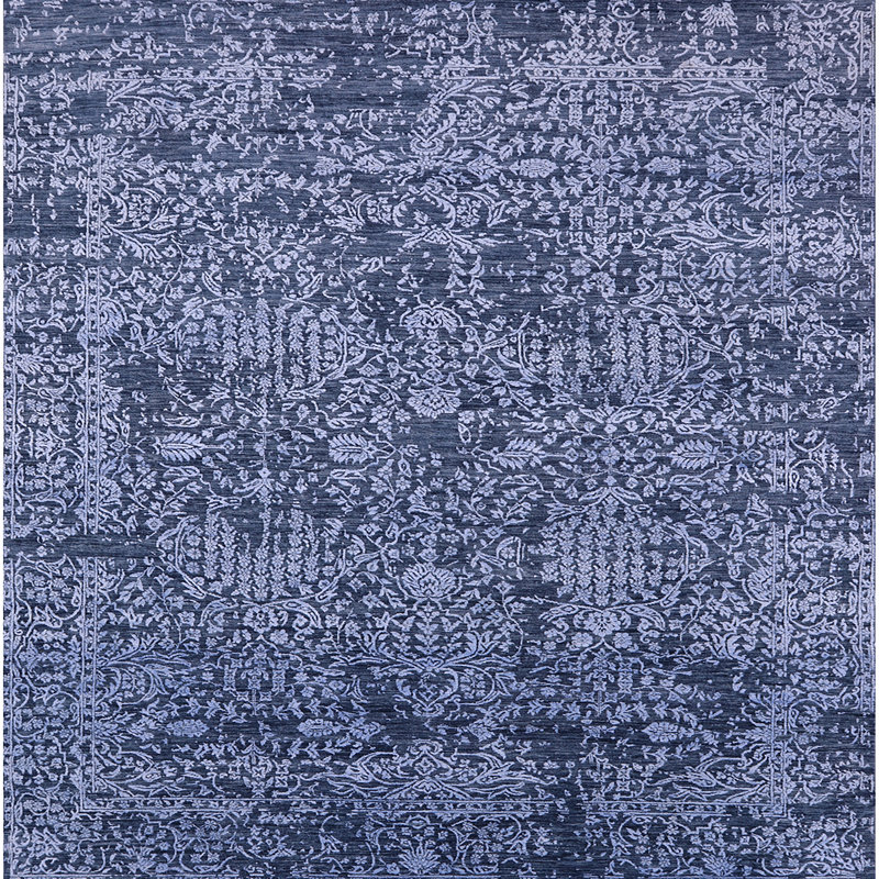 Tapis bleu Osprey, Carré 5 pi