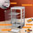 WeChef 5-Tier 15" Commercial Food Warmer 600W  Countertop Catering Pizza Display Case for Food Truck Food Tent Fast Food Restaurant