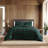 Ensemble de housse de couette en coton vert tartan Eddie Bauer-40789515