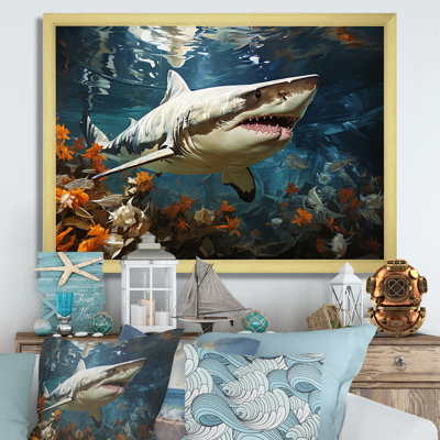 " Shark Ballet Painting "