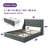  Losada 4-Drawer Upholstered Storage Bed with Wingback Headboard - Maximize Bedroom Space, No-Hassle Under Bed Storage,Queen Size-1240918869-1240918907