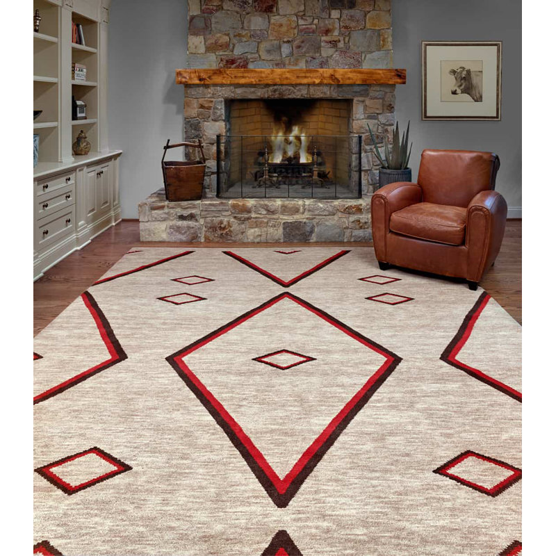 Mesa Wool Geometric Area Rug, Rectangle 13' x 18'