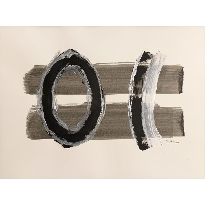 One-of-a-Kind Original Sans titre 88 par J. Kent Martin - Peinture sur papier sans cadre