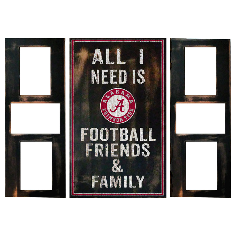 Ensemble de cadres photo 3 pièces all i need NCAA, Université de l'Alabama