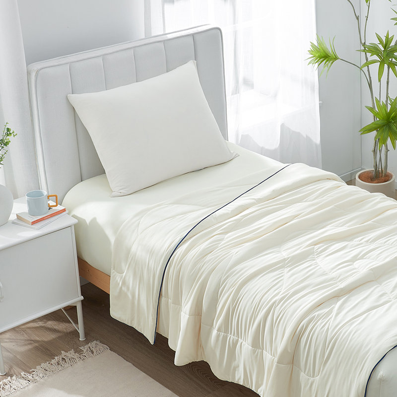Nylon Knitted Fitted Sheet, Ivory