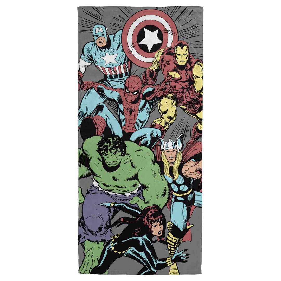 Marvel Comics Avengers - Ready For Action 100% Baumwolle Strandtuch