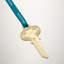 Key Golden Ornament